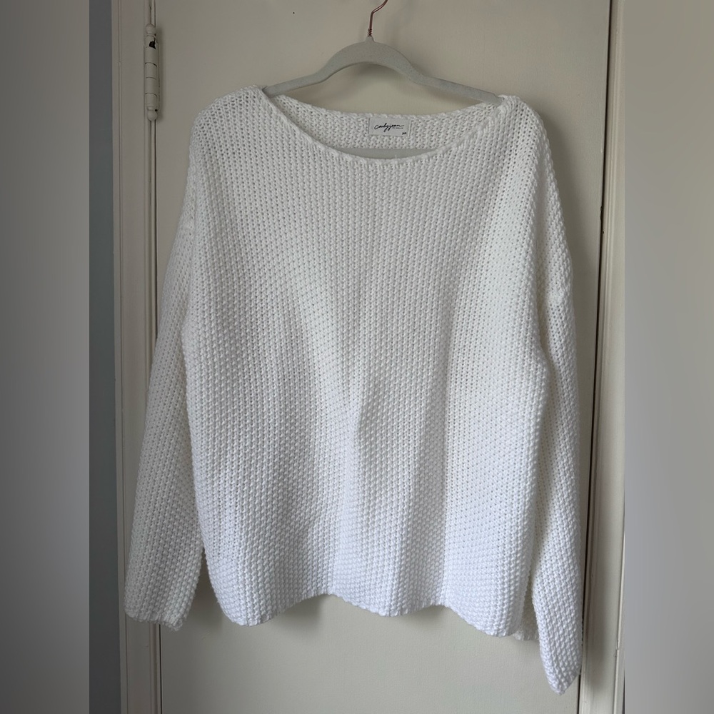 CJLA open knit sweater